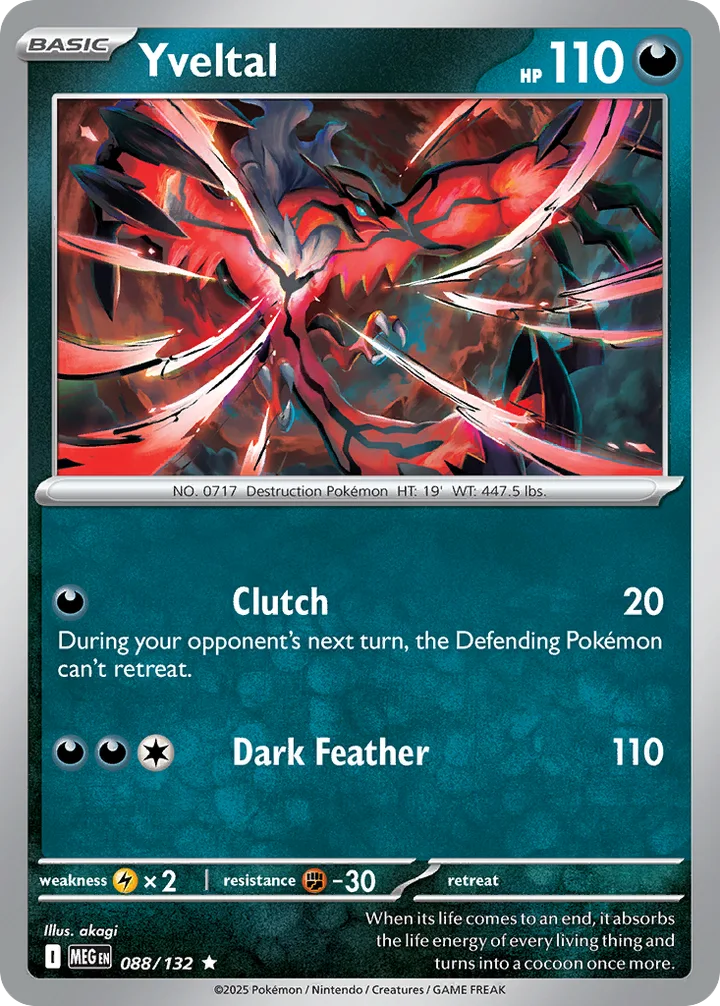 Yveltal, Mega Evolution 088/132