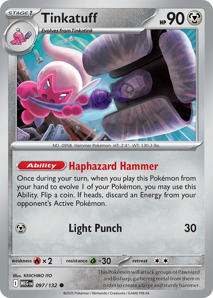 Tinkatuff, Mega Evolution 097/132