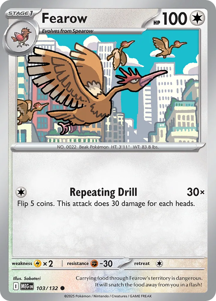 Fearow, Mega Evolution 103/132