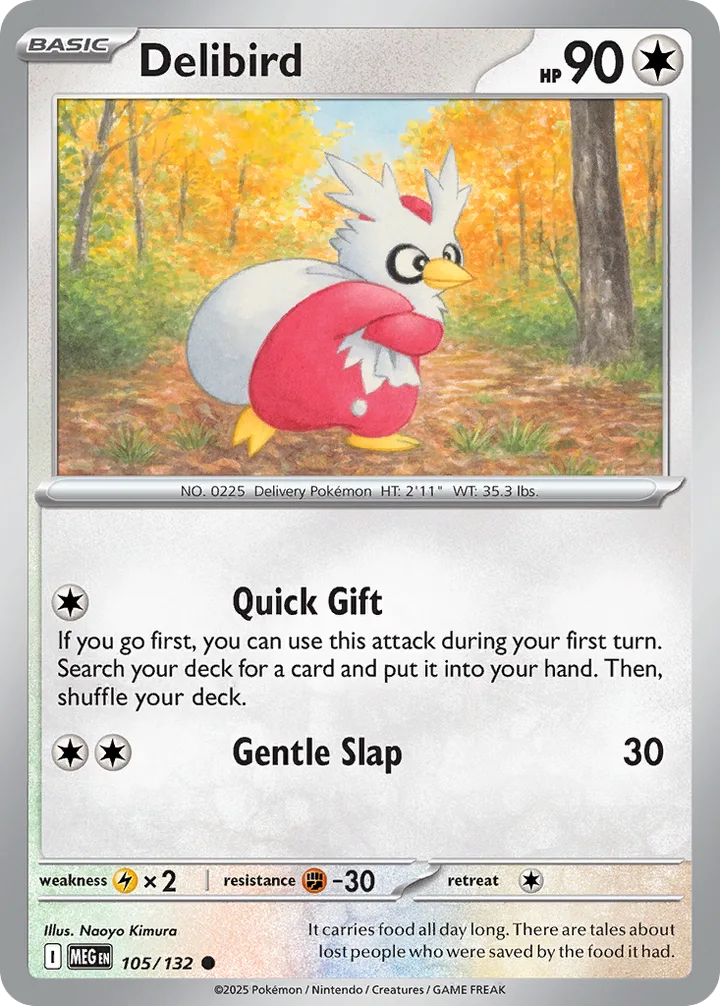 Delibird, Mega Evolution 105/132