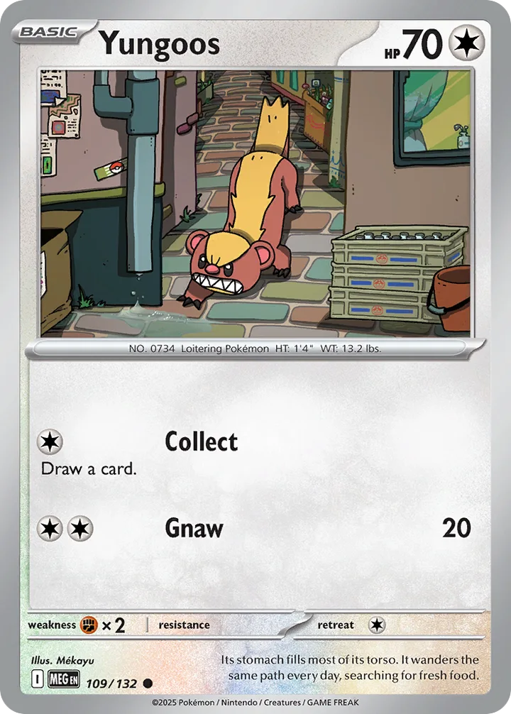 Yungoos, Mega Evolution 109/132