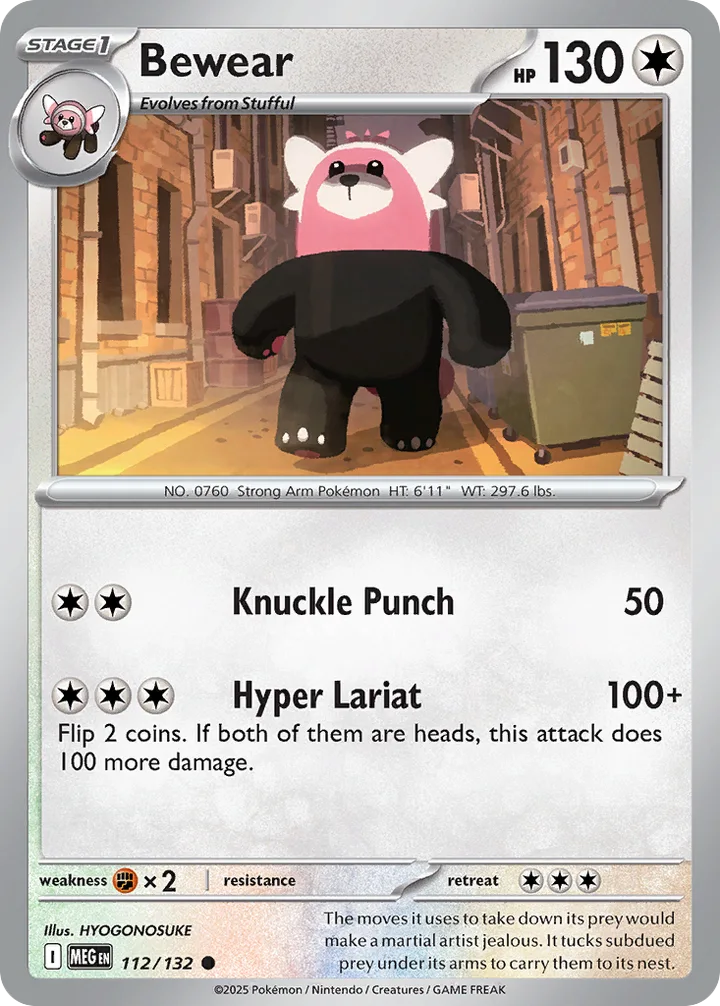 Bewear, Mega Evolution 112/132