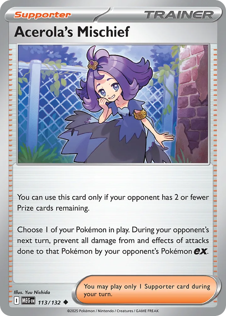 Acerola’s Mischief, Mega Evolution 113/132