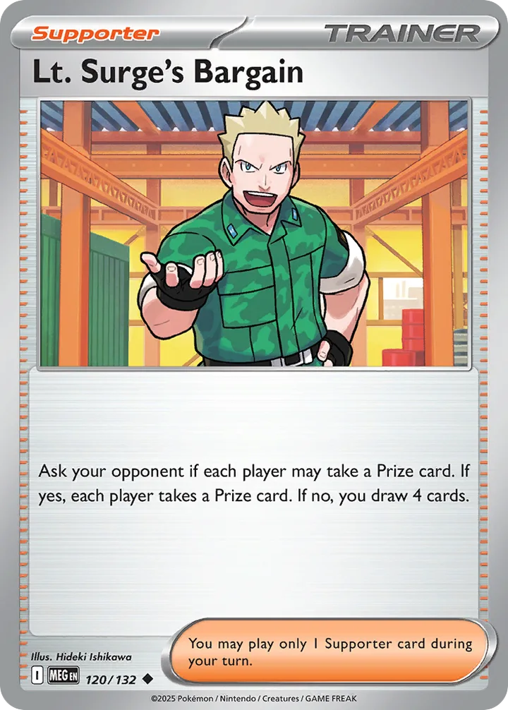 Lt. Surge’s Bargain, Mega Evolution 120/132