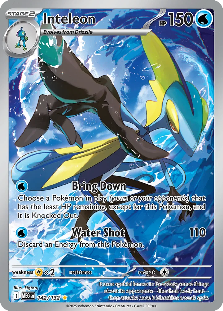 Inteleon, Mega Evolution 142/132