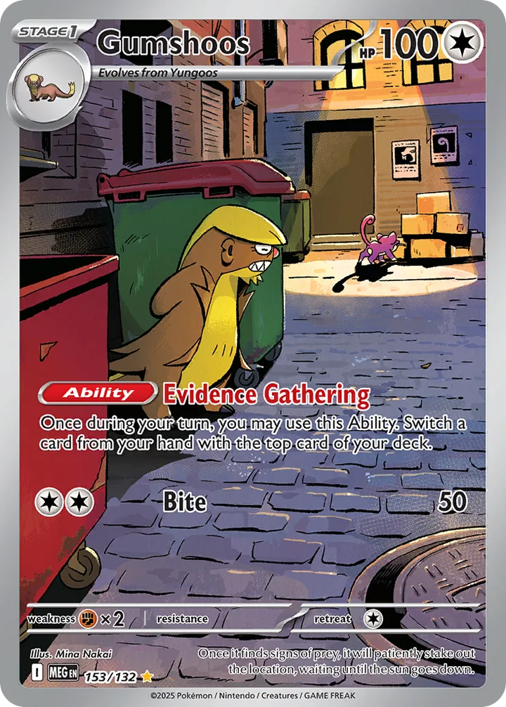 Gumshoos, Mega Evolution 153/132