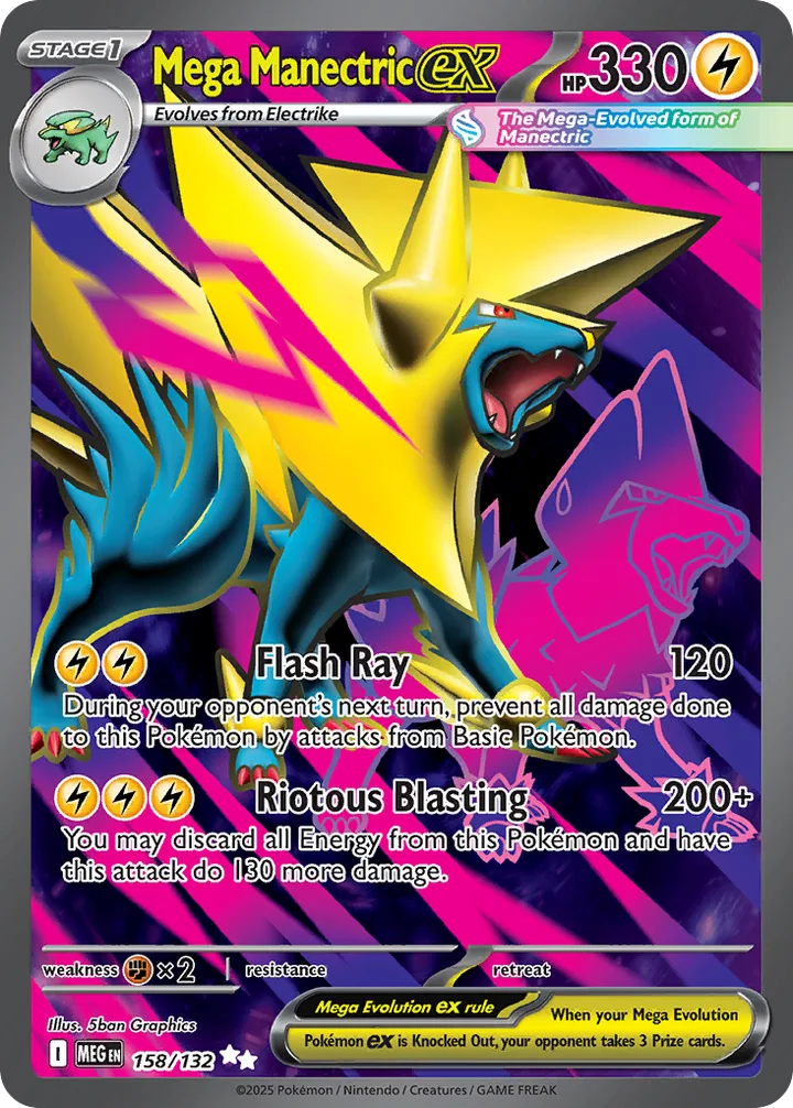 Mega Manectric ex, Mega Evolution 158/132
