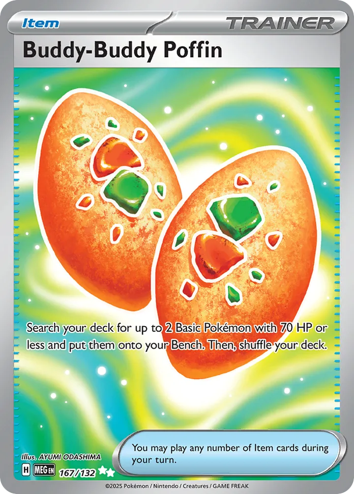 Buddy-Buddy Poffin, Mega Evolution 167/132