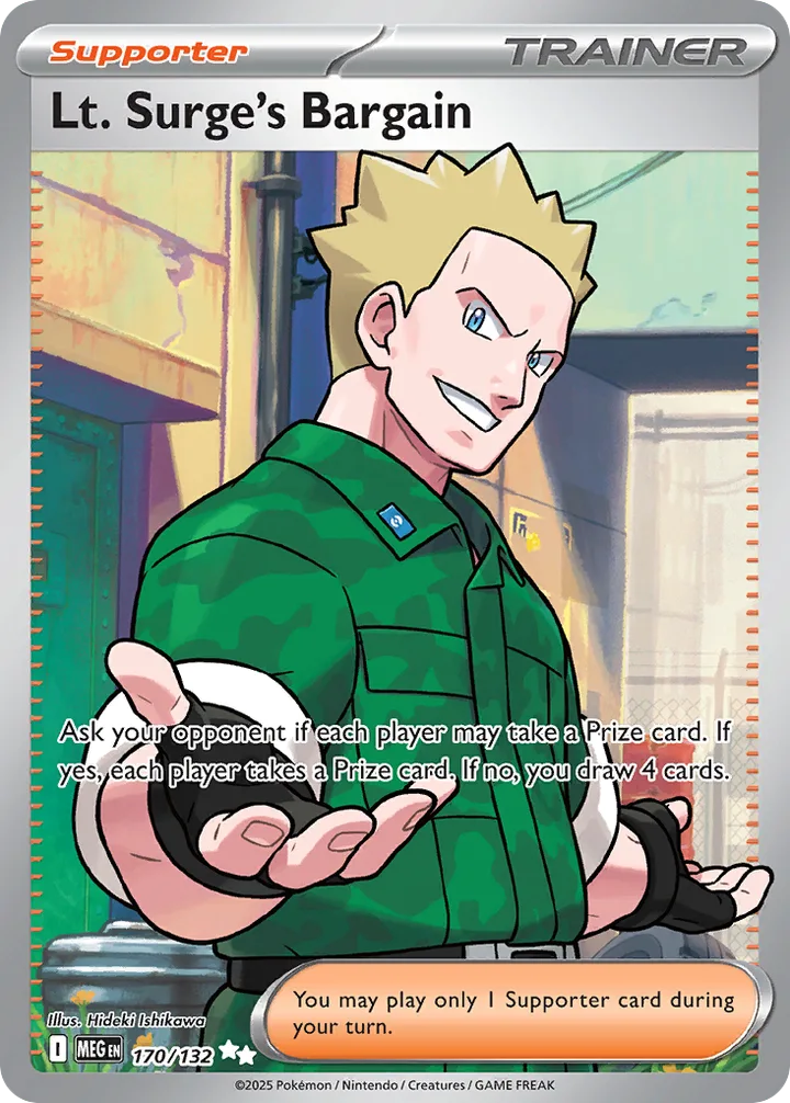 Lt. Surge’s Bargain, Mega Evolution 170/132