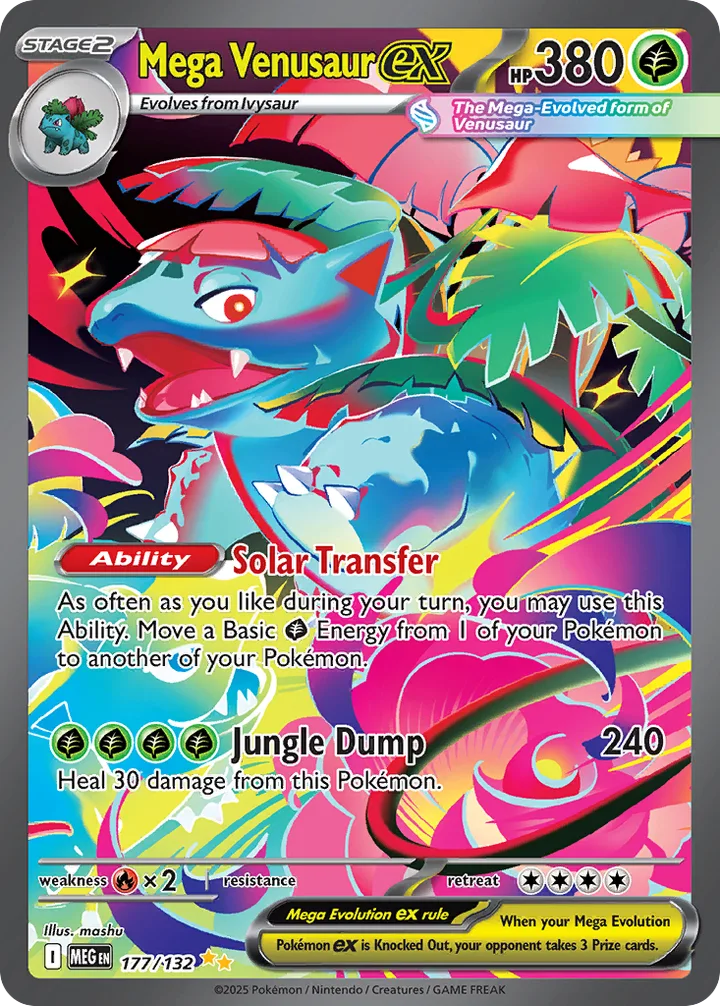 Mega Venusaur ex, Mega Evolution 177/132