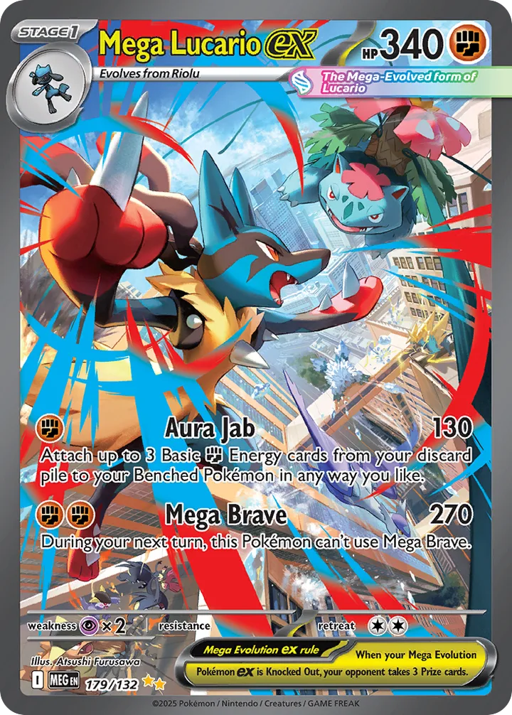 Mega Lucario ex, Mega Evolution 179/132