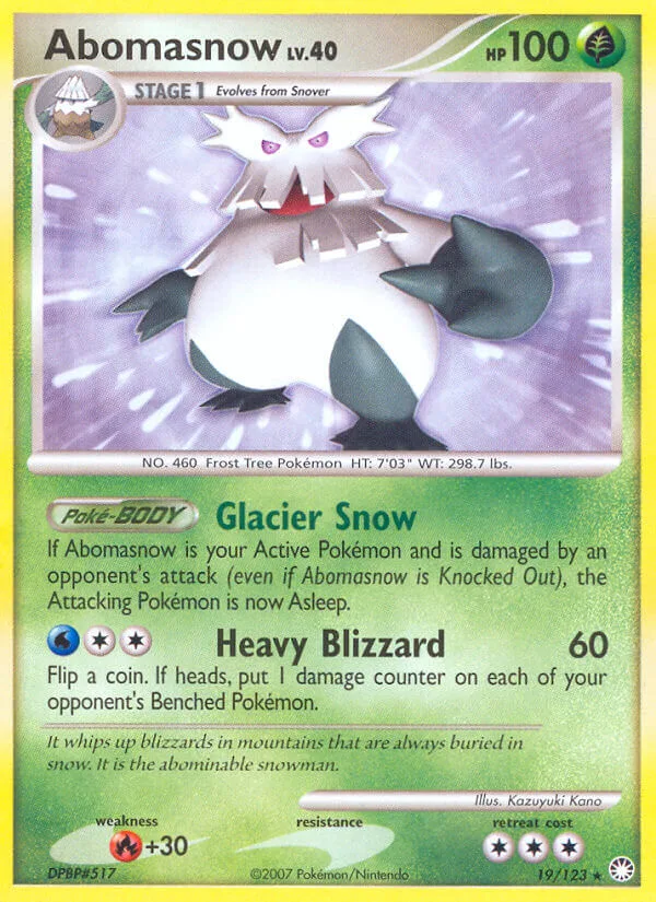 Abomasnow, Mysterious Treasures 19/123