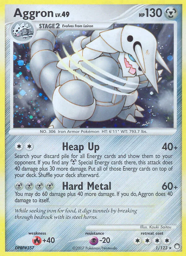 Aggron, Mysterious Treasures 1/123