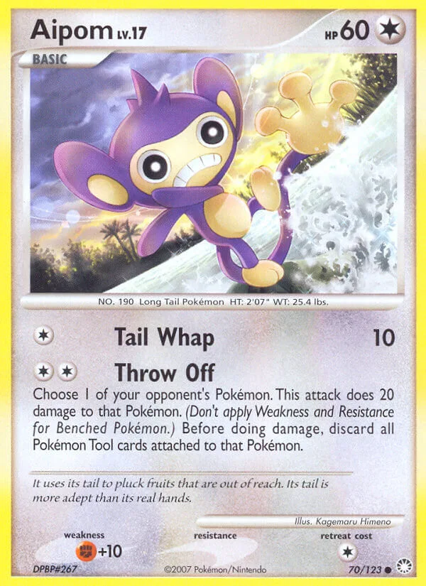 Aipom, Mysterious Treasures 70/123