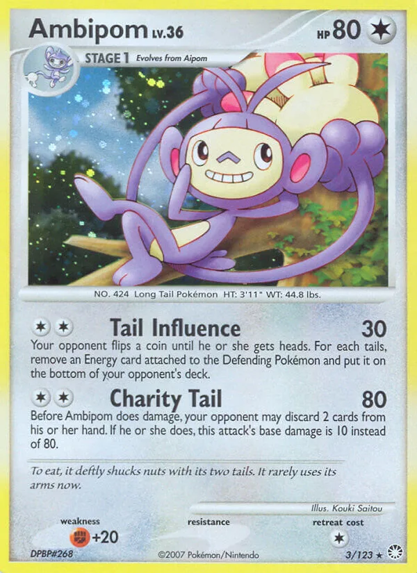 Ambipom, Mysterious Treasures 3/123