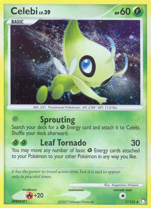 Celebi, Mysterious Treasures 7/123
