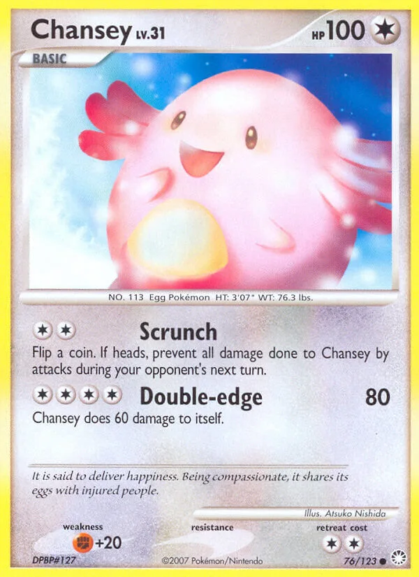 Chansey, Mysterious Treasures 76/123