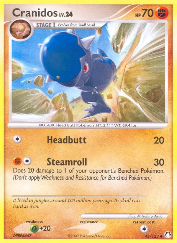 Cranidos, Mysterious Treasures 43/123