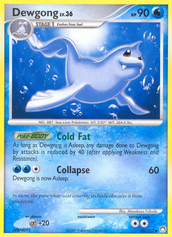Dewgong, Mysterious Treasures 45/123