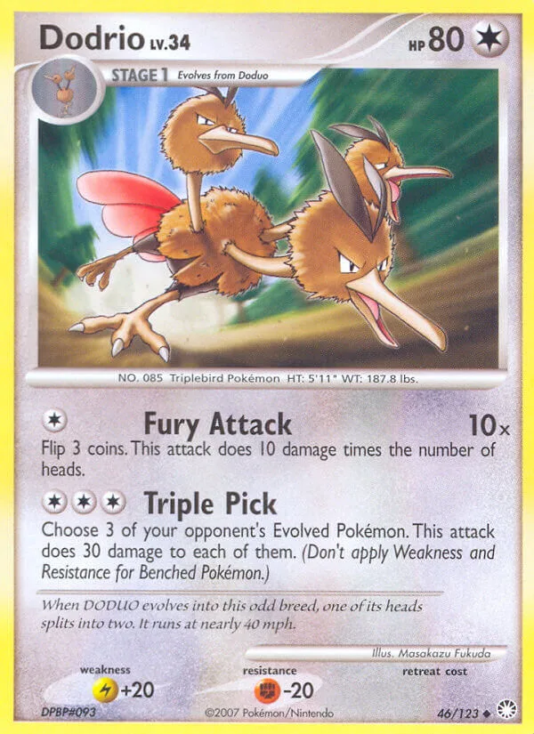 Dodrio, Mysterious Treasures 46/123