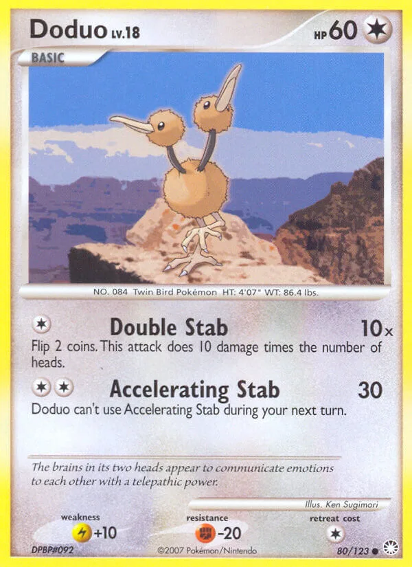 Doduo, Mysterious Treasures 80/123