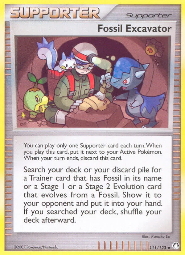 Fossil Excavator, Mysterious Treasures 111/123