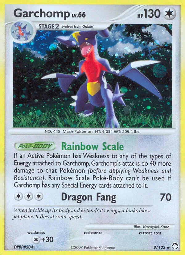 Garchomp, Mysterious Treasures 9/123