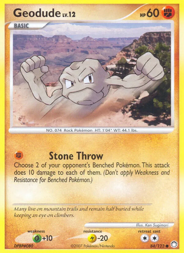 Geodude, Mysterious Treasures 84/123