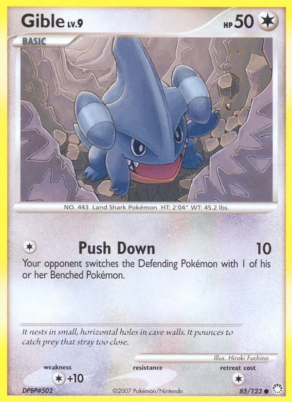 Gible, Mysterious Treasures 85/123