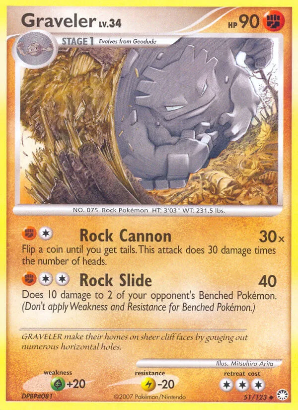 Graveler, Mysterious Treasures 51/123