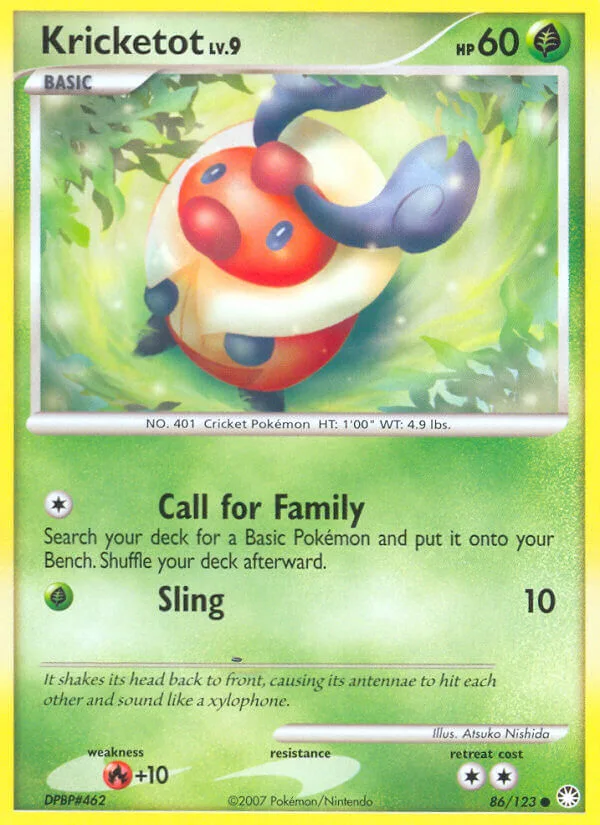 Kricketot, Mysterious Treasures 86/123