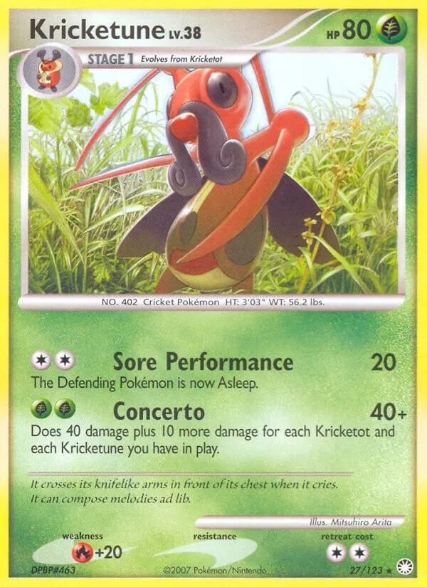 Kricketune, Mysterious Treasures 27/123