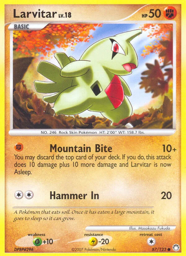 Larvitar, Mysterious Treasures 87/123
