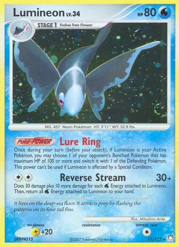 Lumineon, Mysterious Treasures 11/123