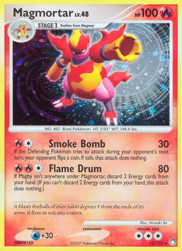Magmortar, Mysterious Treasures 12/123