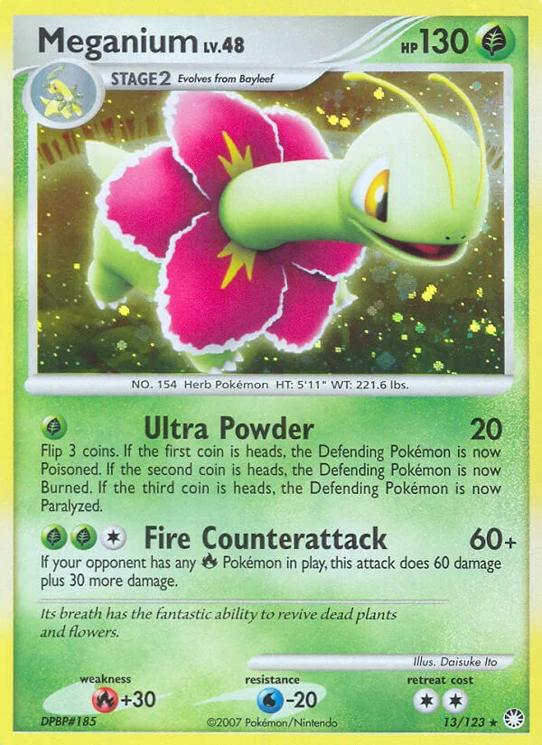 Meganium, Mysterious Treasures 13/123