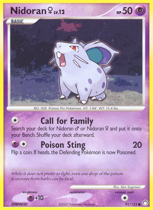 Nidoran Female, Mysterious Treasures 91/123