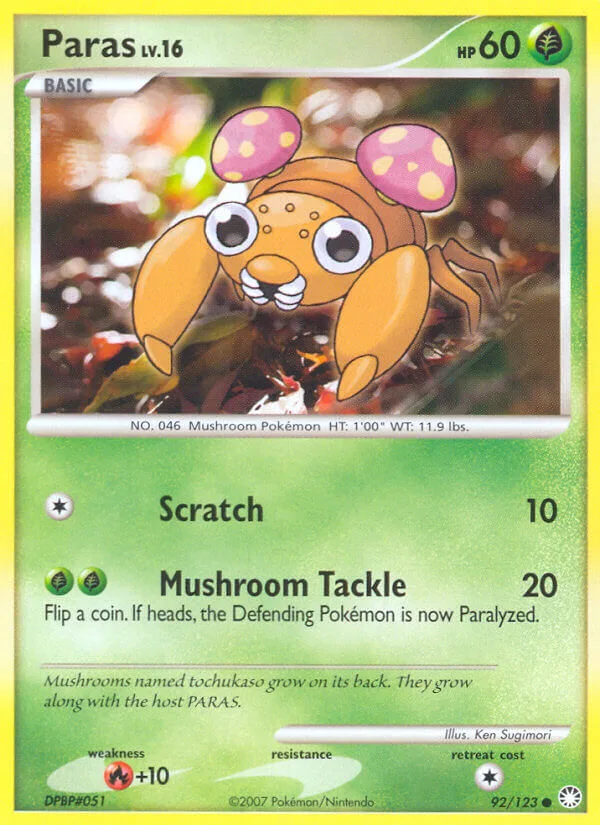 Paras, Mysterious Treasures 92/123