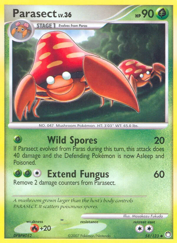 Parasect, Mysterious Treasures 58/123