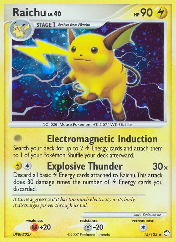 Raichu, Mysterious Treasures 15/123