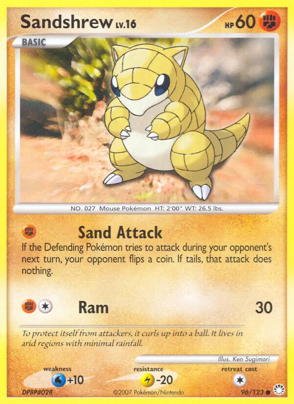 Sandshrew, Mysterious Treasures 96/123