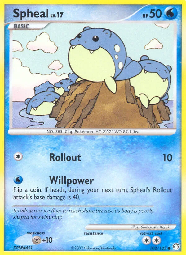 Spheal, Mysterious Treasures 102/123