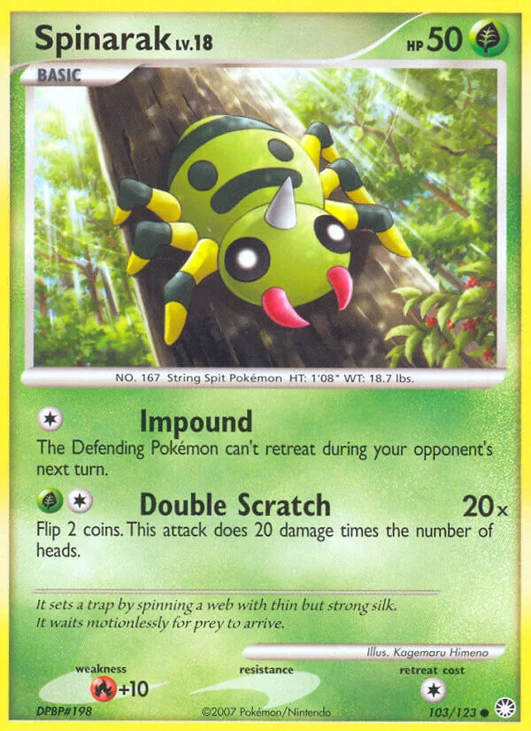 Spinarak, Mysterious Treasures 103/123