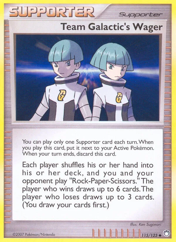 Team Galactic’s Wager, Mysterious Treasures 115/123