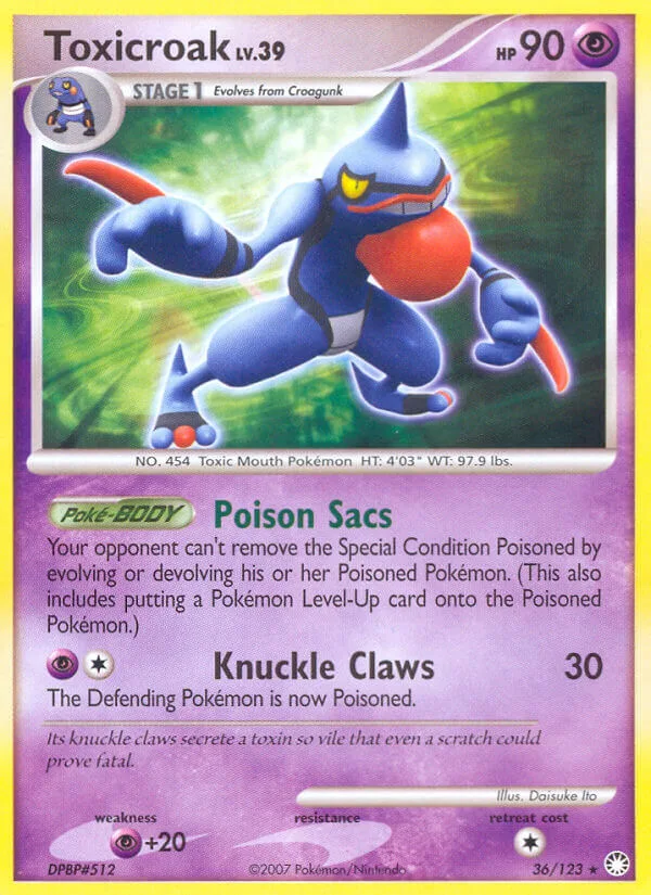 Toxicroak, Mysterious Treasures 36/123