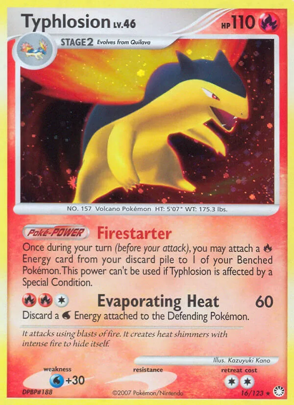 Typhlosion, Mysterious Treasures 16/123