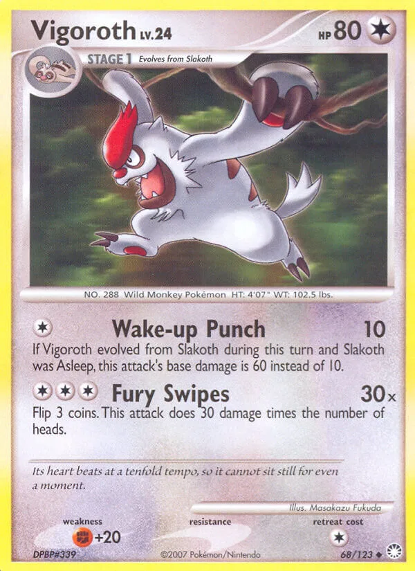 Vigoroth, Mysterious Treasures 68/123