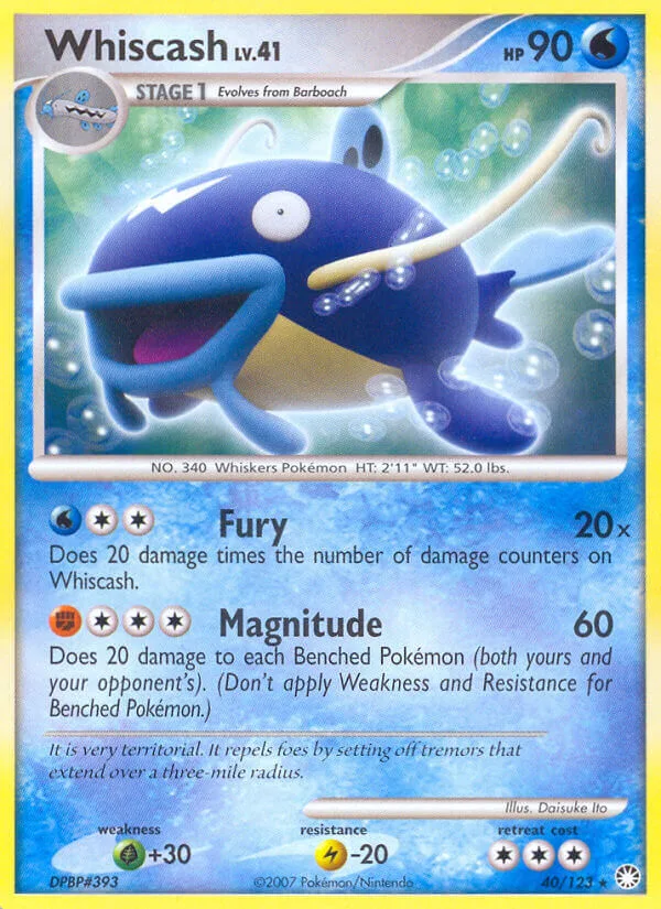 Whiscash, Mysterious Treasures 40/123