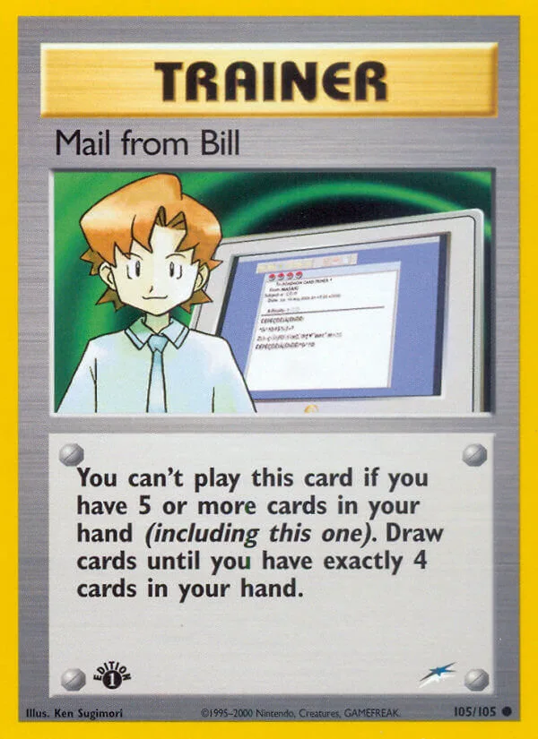 Mail from Bill, Neo Destiny 105/105