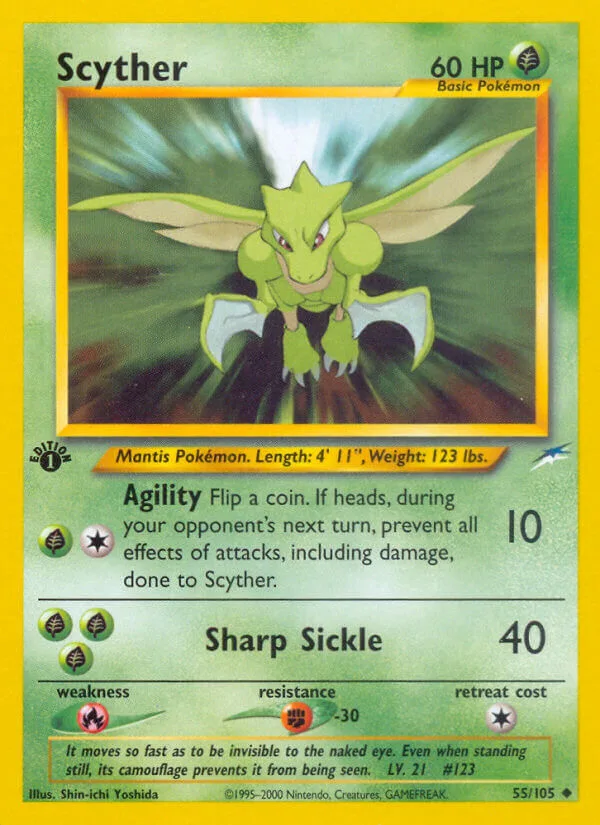 Scyther, Neo Destiny 55/105